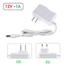 Axyaa 12V Power Adapter LED Driver Charger AC 100-240V 1A 2A 3A EU US UK AU Plug