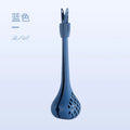 Axyaa Kitchen Utensil Set: Colander Spoon, Food Tongs, Beater, Steak Clip, Soup Filter