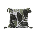 Axyaa Floral Pillow Case: Light Luxury Embroidered Cushion Cover, 45x45cm