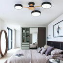 Axyaa Black LED Ceiling Lamp: Creative Pendant Chandelier for Home Decor