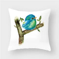 Axyaa Decorative Bird Flower Animal Cushion Covers for Home Decoration