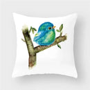 Axyaa Decorative Bird Flower Animal Cushion Covers for Home Decoration