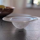 Axyaa Glass Straw Hat Plate Set - Molecular Cooking Tableware