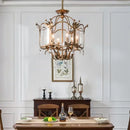 Axyaa Crystal Pendant Chandelier for Home Decor Lighting