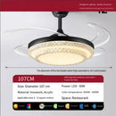 Axyaa Household Invisible Electric Fan Ceiling - Restaurant Quality Fan with Remote Control