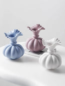 Axyaa Ceramic Luxury Vase, Living Room Dining Table Flower Arrangement Ornament, Hydroponic Vase