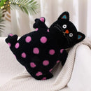 Axyaa Pink Cat Plush Hugging Pillow - Kids Stuffed Kitten Toy