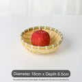Axyaa Handmade Pastoral Fruit Snack Basket: Durable Storage with Exquisite Drainage