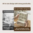 Axyaa Desktop Pencil Holder Organizer with Divided Drawer for Office and Students