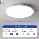 Axyaa LED Ceiling Light: Waterproof Dustproof Kitchen Bedroom Bathroom Living Room Indoor Lamp