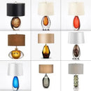 Axyaa Nordic Glaze Table Lamp - Modern LED Desk Light for Living Room