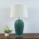 Axyaa Ceramic Table Lamp: Luxury Contemporary Design for Living Room, Bedroom, Study
