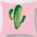 Axyaa Tropical Cactus Potted Pillowcase for Home and Office Decor
