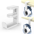 Table Gaming Headphone Holder Arm Clamp Hook Storage by Axyaa