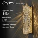 Axyaa Crystal Wall Lamp: Luxury Minimalist Decor for Hotels, Living Rooms, & More