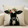Axyaa Linen Farm Animals Cushion Cover 45x45CM - High-quality Bedroom Decor
