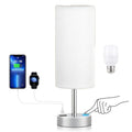 Axyaa LED Table Lamp with USB A+C Fast Charger & Touch Control