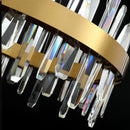 Axyaa Crystal Chandelier: Designer LED Lighting for Modern Living Spaces