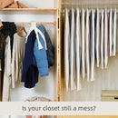 Axyaa Clothes Hanging Dust Cover Wardrobe Organizers - Set of 5