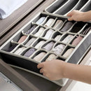 Axyaa Closet Organizer Box for Jeans Drawer Pants System Storage Organizer