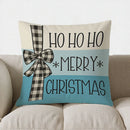 Axyaa Joyful Snowman Candy Cane Pillow Cover