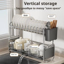 Axyaa Kitchen Draining Rack for Dishes, Bowls, Cups, and Chopsticks