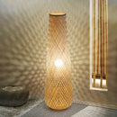 Axyaa Bamboo Zen Floor Lamp: Nordic Living Room Tea Room Sofa Side Light
