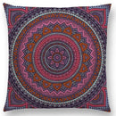 Axyaa Boho Rainbow Mandala Pillow Case Sun Moon Flowers Dream Fantasy Cover
