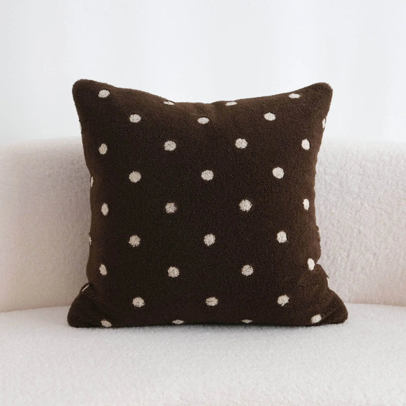 Axyaa White Nordic Pillow Cover for Living Room Sofa, Cute & Stylish Home Decoration