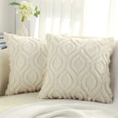 Axyaa Faux Wool Cushion Cover 45x45 - Soft Plush Pillowcase for Luxury Living Room