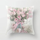 Axyaa Floral Wedding Cushion Cover - Soft Home Decor Pillow Case