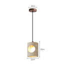 Axyaa Cream Style Pendant Lamp for Bedside, Restaurant & Bar Entrance