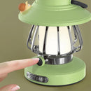 Axyaa Retro LED Camping Lamp: USB Rechargeable Night Light, 3 Colors Dimming