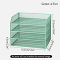 Axyaa Multi-Layer File Rack & Desk Organizer for Office, Bookshelf & Document Storage