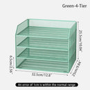 Axyaa Multi-Layer File Rack & Desk Organizer for Office, Bookshelf & Document Storage
