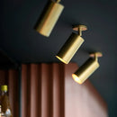 Axyaa Copper Ceiling Spotlight Wall Lamp Adjustable Sconces for Livingroom Bedroom