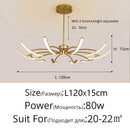 Axyaa LED Chandeliers for Modern Living Room, Bedroom, Study, and Kitchen Lighting