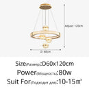 Axyaa Crystal Chandelier Pendant Light - Elegant Luxury Ceiling Fixture for Living Room