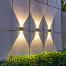 Axyaa Solar Wall Light for Garden Villa Courtyard Decor - Up and Down Lighting