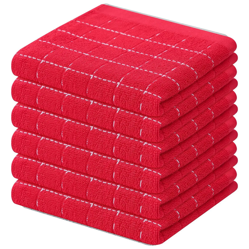 Axyaa Cotton Kitchen Towel Super Soft & Absorbent Cleaning Cloth