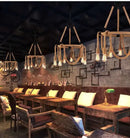 Axyaa Rope LED Pendant Chandelier: Stylish Lighting Fixture for Restaurants, Shops, and Hotels