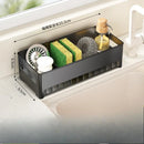 Axyaa Kitchen Sink Organizer & Dish Sponge Holder - Multi-Functional Drain Rack