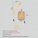 Axyaa Japanese Style Wooden Bedside Wall Lamp with Switch for Dining Room and Bedroom