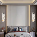 Axyaa 3D Marble Wall Light 42cm White Glass Ball for Indoor Home Decor