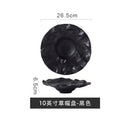 Axyaa Deep Plate: Creative Western & Japanese Ceramic Tableware for Artistic Hotel Dining