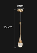 Axyaa Modern Crystal Chandeliers LED Ceiling Lamp for Living Room