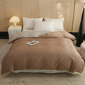 Axyaa Cotton Twill Quilt Cover - Single Size Solid Color Pure Cotton Bedding