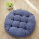Axyaa Round Floor Cushion Linen Meditation Yoga Seat Mat Pouf Chair Pad