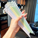 Axyaa Panda Chopsticks Set with Storage Box: Durable Alloy, Anti-Slip, Cute Design
