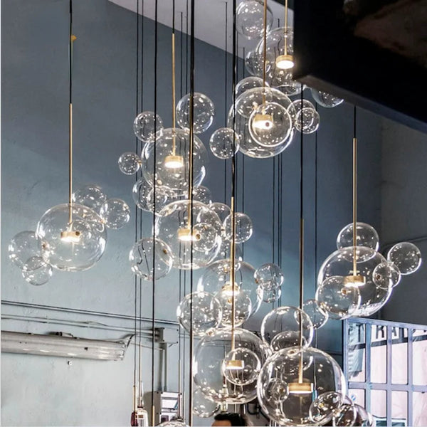 Axyaa Nordic Italian Glass Chandelier for Living Room and Dining Room